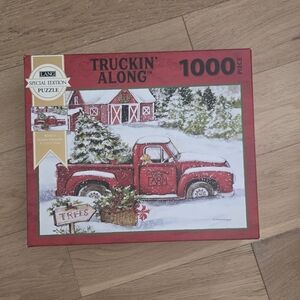 LANG | Special Edition Truckin' Along 1000-Piece Holiday Puzzle